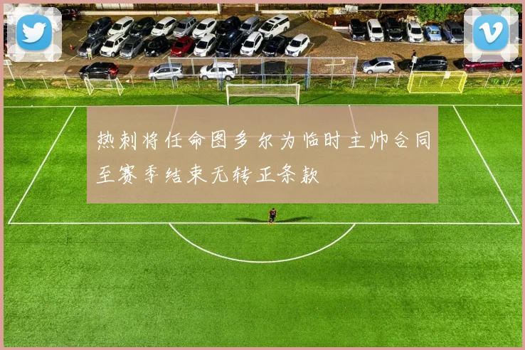热刺将任命图多尔为临时主帅合同至赛季结束无转正条款